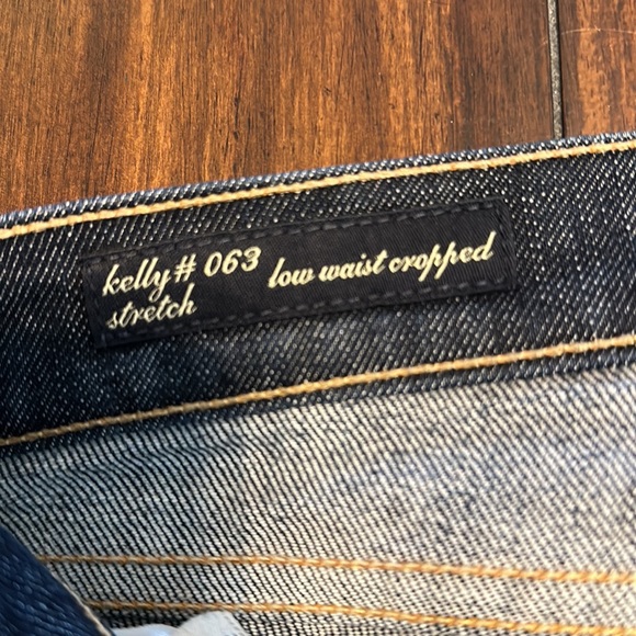 Citizen Of Humanit low waist cropped / capri jeans . Kelly #063 . Size 28 - Picture 3 of 12